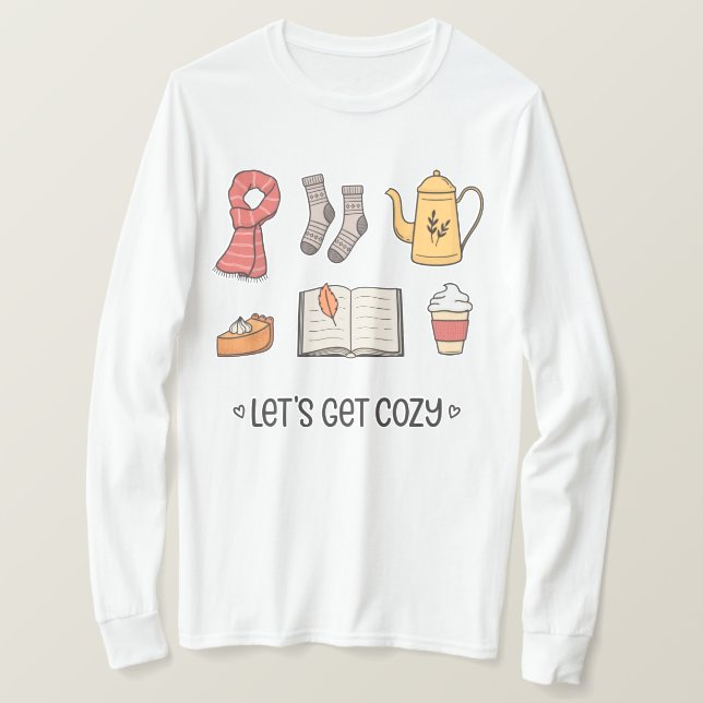 Camiseta Vamos Get Cozy (Frente do Design)