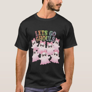 Camiseta Vamos Ghouls - Design bonito e Dia de as Bruxas en