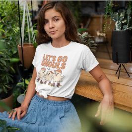 Camiseta Vamos Ghouls Roller Retro Ghosts