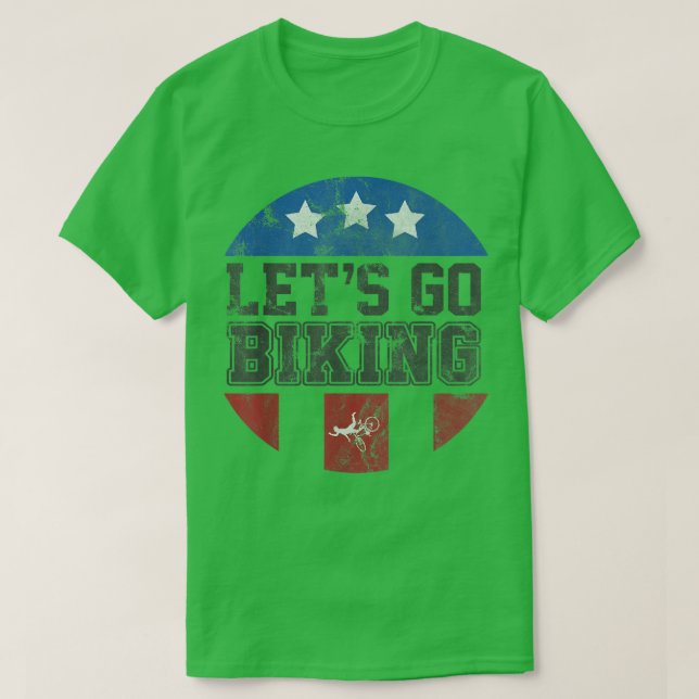 Camiseta Vamos Go Biking - Sarcástico Biker Lover1000 (Frente do Design)