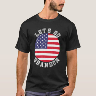 Camiseta Vamos Go Brandon American Flag Impeach Biden Anti