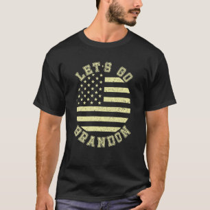 Camiseta Vamos Go Brandon American Flag Impeach Biden Anti