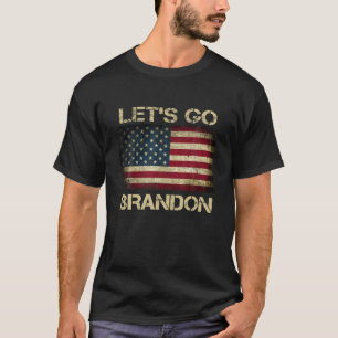 Camiseta Vamos Go Brandon American Flag Meme Chant Gi