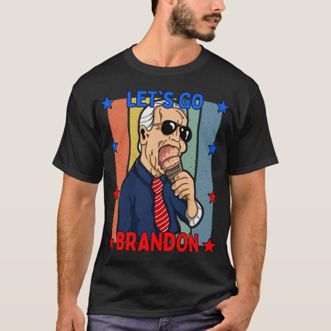 Camiseta Vamos Go Brandon Anti Joe - Funny FJB 2021 (Frente)