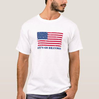 Camiseta Vamos Go Brandon - Bandeira Americana