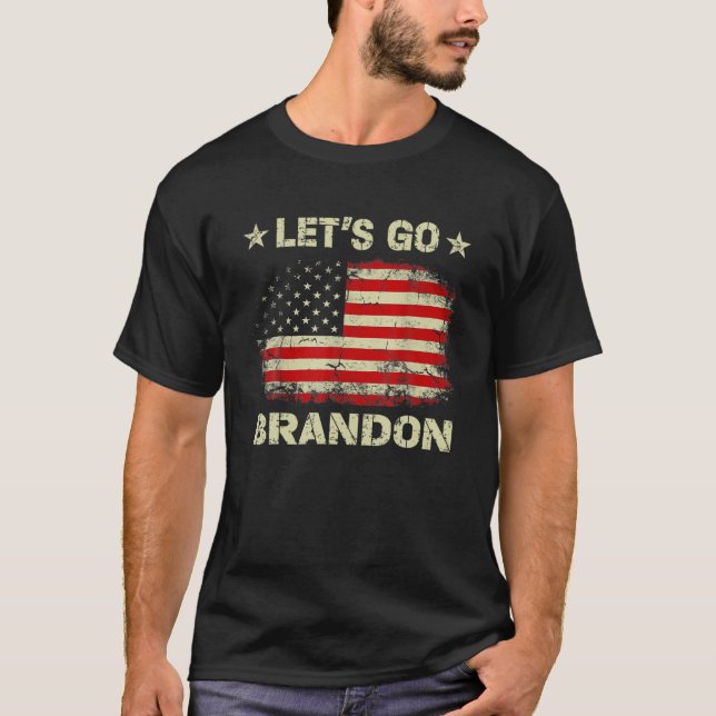 Camiseta Vamos Go Brandon Conservador Anti-Liberal (Frente)