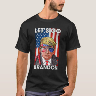 Camiseta Vamos Go Brandon Conservador Trump American Flag
