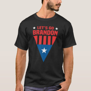 Camiseta Vamos Go Brandon Engraçado Conservador Anti Liber