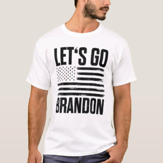 Camiseta Vamos Go Brandon EUA - Bandeira em Dificuldade
