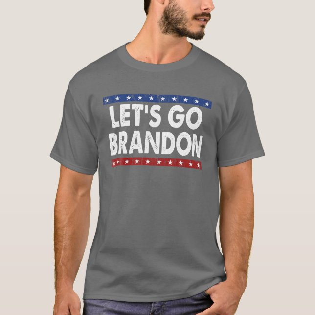 Camiseta Vamos Go Brandon - Mulher Conservadora Anti-Libera (Frente)
