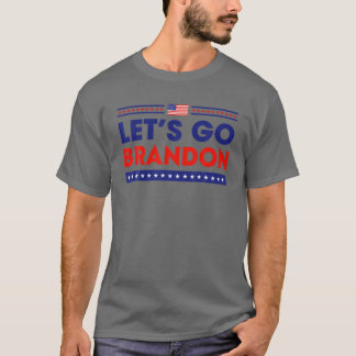 Camiseta Vamos Go Brandon Patriótico Engraçado Sarcast Polí