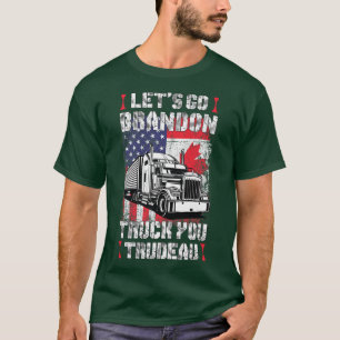 Camiseta Vamos Go Brandon Truck You Trudeau EUA Canadá