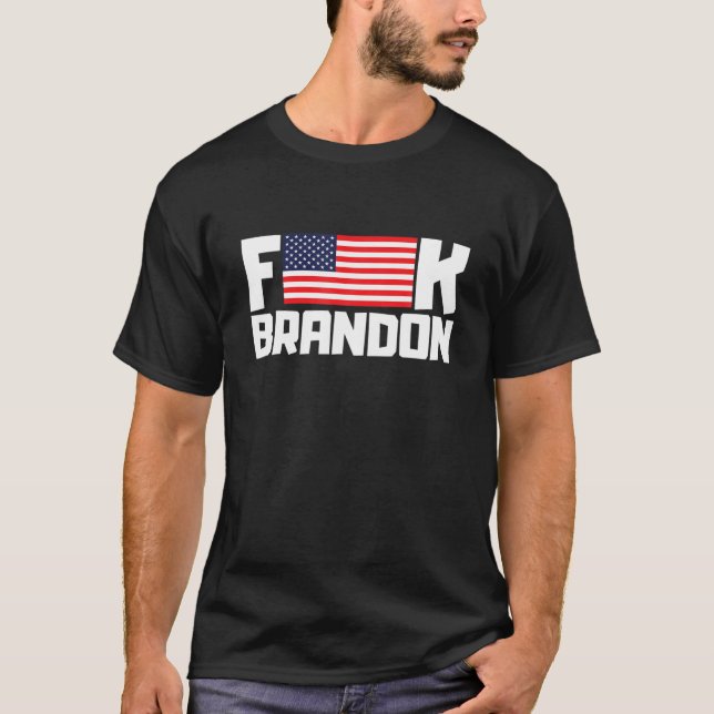 Camiseta Vamos Go Branson Anti Joe Biden - F Bandeira Ameri (Frente)