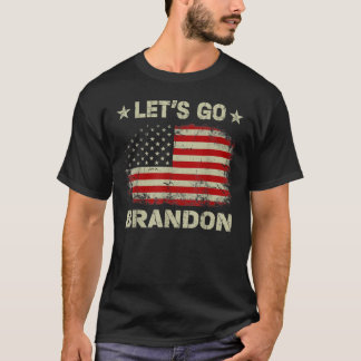 Camiseta Vamos Go Branson Brandon American Flag Impeach