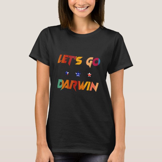 Camiseta Vamos Go Darwin American Flag Sunglasse Vamos (Frente)
