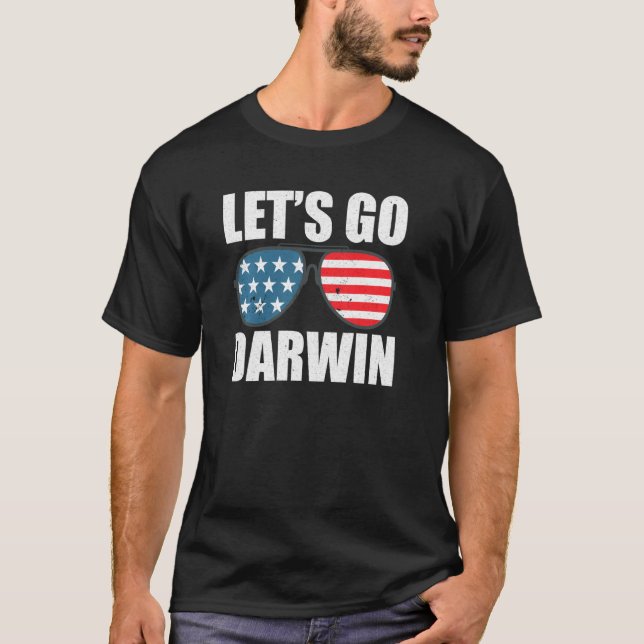 Camiseta Vamos Go Darwin Engraçado Ditos Trending Memórias  (Frente)