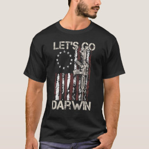 Camiseta Vamos Go Darwin Tee Conservador Anti Liberal Eua F