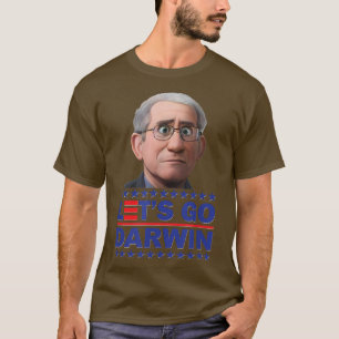 Camiseta Vamos Go Darwin USA Flag Vintage Fauci Ouchie Scie