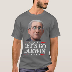 Camiseta Vamos Go Darwin USA Flag Vintage Fauci Ouchie Scie
