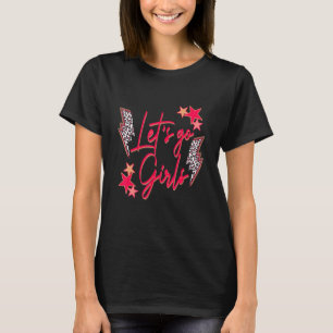 Camiseta Vamos Go Girl Western Rodeo Cowgirl Texas 4th Of J