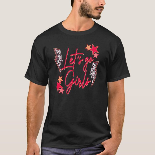 Camiseta Vamos Go Girl Western Rodeo Cowgirl Texas 4th Of J (Frente)