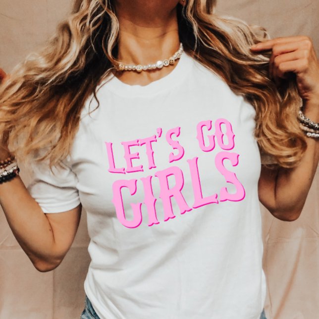 Camiseta Vamos Go Girls Last Rodeo Bachelorette (Criador carregado)
