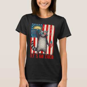 Camiseta Vamos Go Taco Trade Tariff Raccoon 4º de Ju