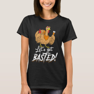 Camiseta Vamos Gráfico De Natal Torta-Se! Engraçado Turquia