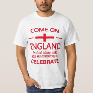 Camiseta Vamos, Inglaterra. Futebol da Inglaterra