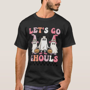 Camiseta Vamos Ir Ghouls Halloween Ghost Outfit Ret