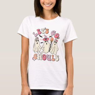 Camiseta Vamos Ir Ghouls Halloween Ghost Outfit Ret