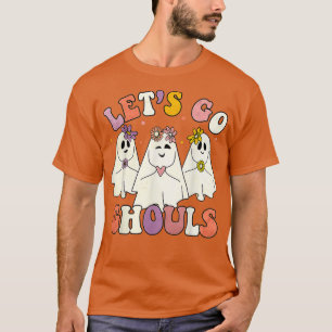 Camiseta Vamos Ir Ghouls Spooky Season Halloween Trick Ou T