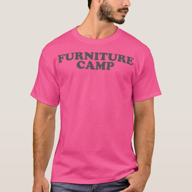 Camiseta Vamos Ir Para O Campo De Mobiliário (Frente)