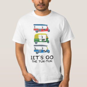 Camiseta Vamos Ir Tuk Tuk Tailândia T-Shirt