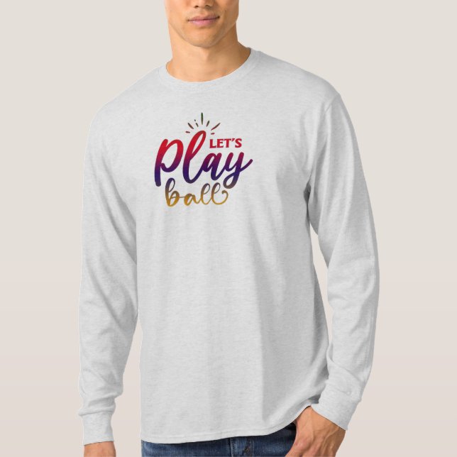 Camiseta Vamos Jogar Bola (Frente)