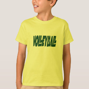 Camiseta Vamos jogar chá de criança de voleibol