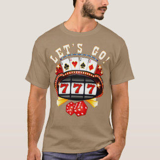 Camiseta Vamos Jogar Jambler Gamble Slot Machine