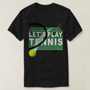 Camiseta Vamos Jogar Tênis em Quadra Dura