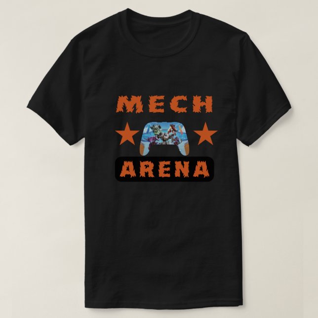 Camiseta Vamos Jogar Uma Batalha Incrível | Mech Arena (Frente do Design)
