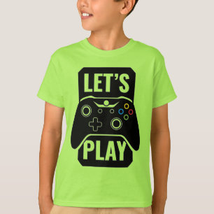 Camiseta Vamos jogar video games T-Shirt