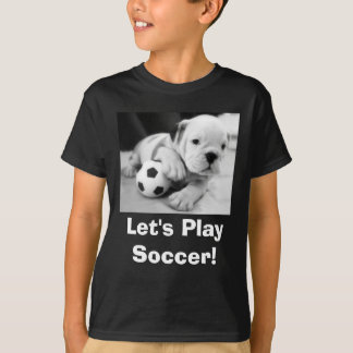 Camiseta Vamos Jogue Futebol! Inglês Buldoppy