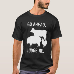 Camiseta Vamos Julgar Me Exposição de Gado Julgamento Vaca