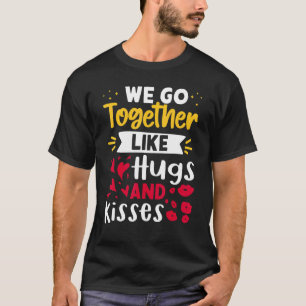 Camiseta Vamos Juntos Como Abraços E Beijos