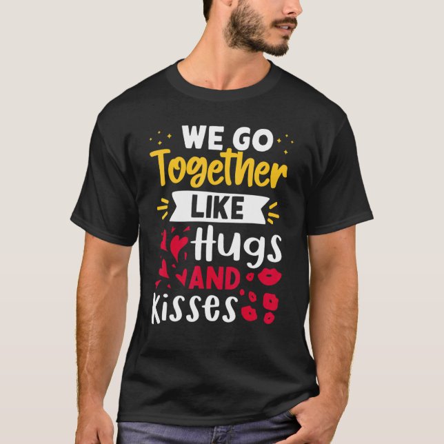 Camiseta Vamos Juntos Como Abraços E Beijos (Frente)