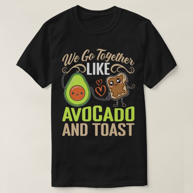 Camiseta Vamos Juntos Como Avocado E Brinde (Frente do Design)