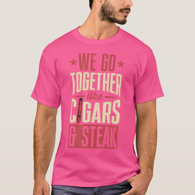 Camiseta Vamos Juntos Como Cigarros E Ciga De Bife. (Frente)