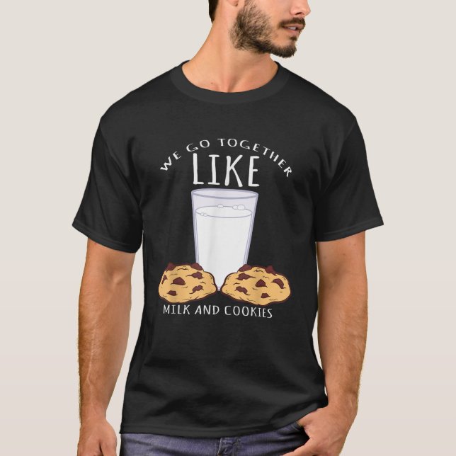 Camiseta Vamos Juntos Como Leite E Assar De Cookies (Frente)