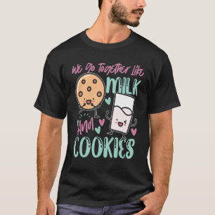 Camiseta Vamos Juntos Como Leite E Cookies