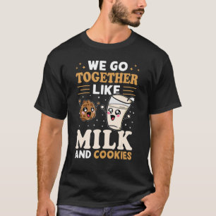 Camiseta Vamos Juntos Como Leite E Cookies