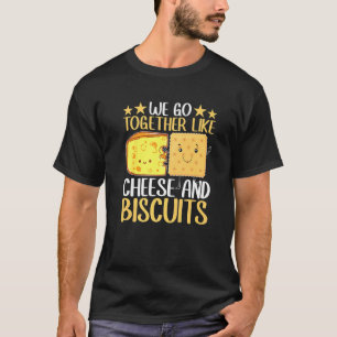 Camiseta Vamos Juntos Como Queijo E Biscoitos